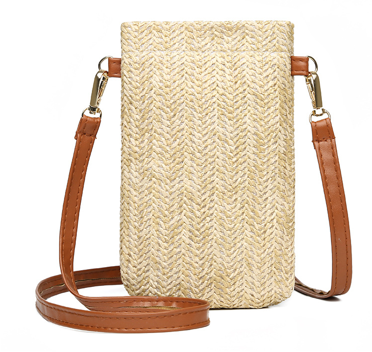 Small Straw Crossbody Bag