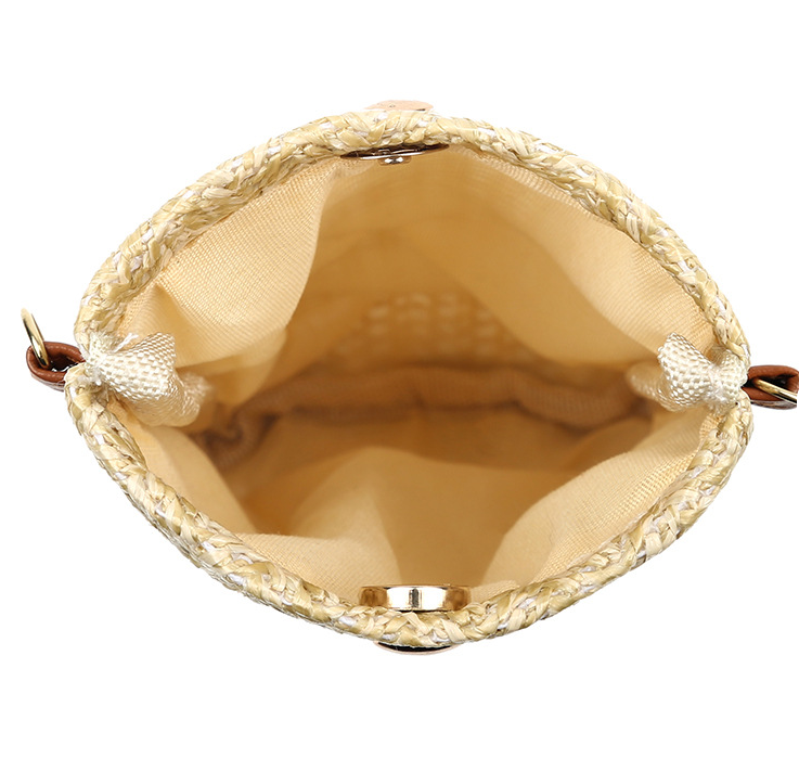 Small Straw Crossbody Bag
