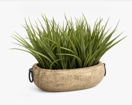 Natural Stone Oval Planter