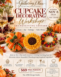 Cupcake Decorating Workshop – Thanksgiving Edition