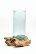 Coastal Glass on Driftwood