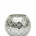 Decorative Bowl with Crystals & Mirror Accents