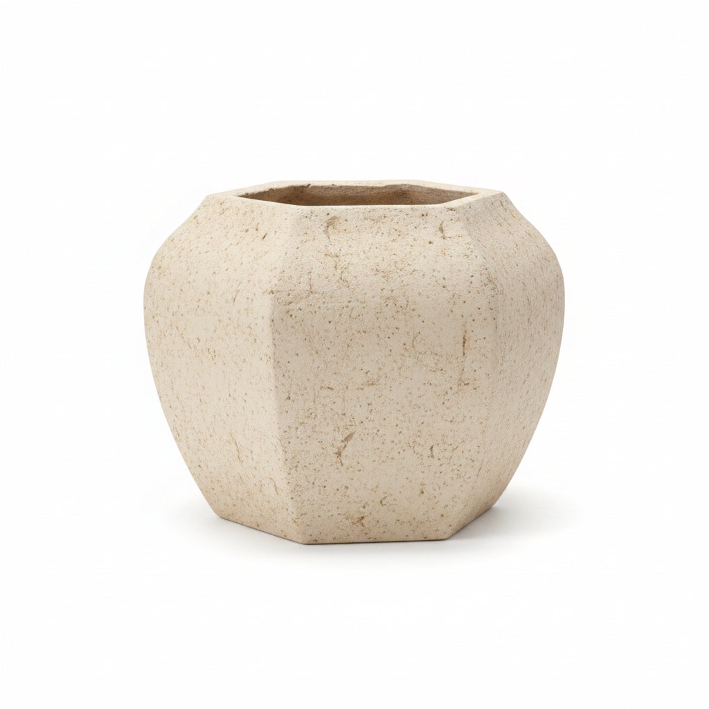 Stone Beige Vase