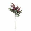 Faux Purple Berry Spray Floral Stem