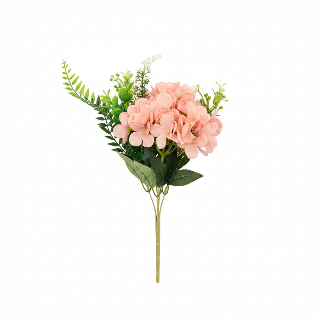 Pink Cherry Blossom Faux Floral Stem Bouquet