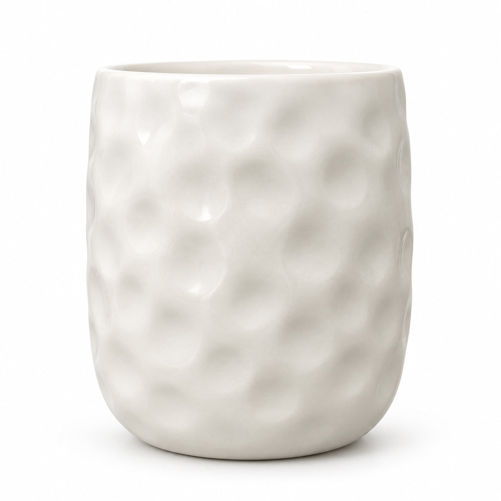 Organic Dimpled Ceramic Vessel