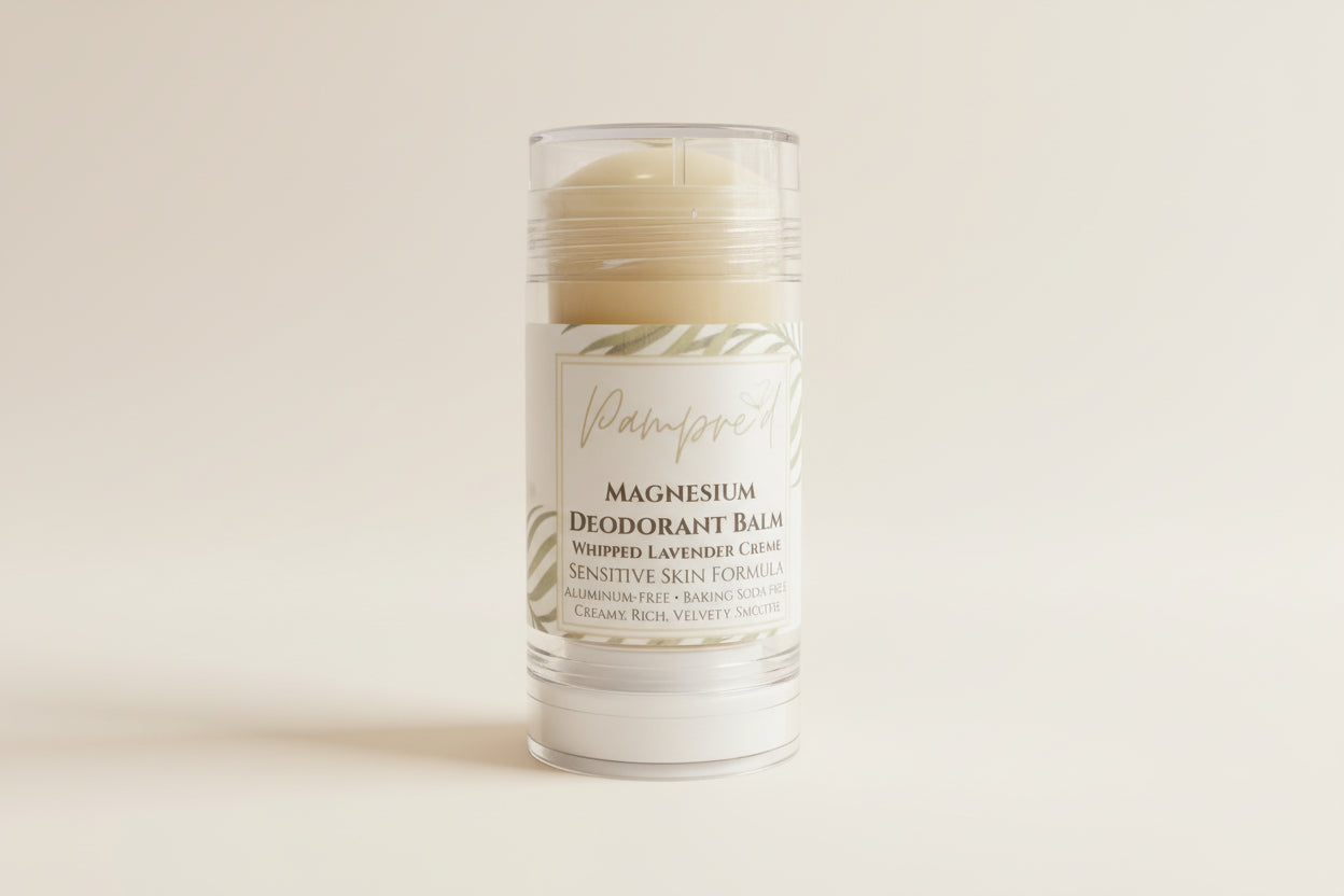 Magnesium Deodorant Balm – Aluminum-Free, Baking Soda-Free | Pampre’d