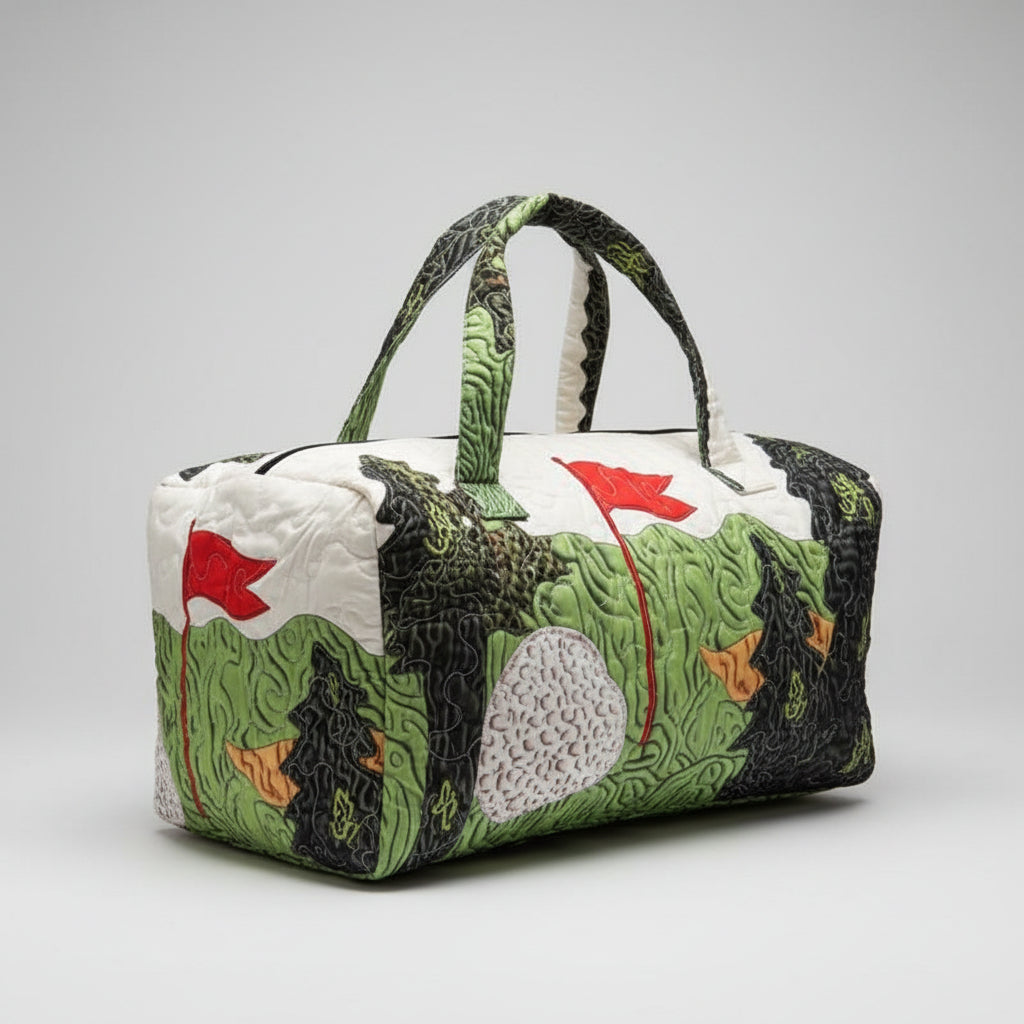 Golf Themed Bohemian 3D Quilted Handbag