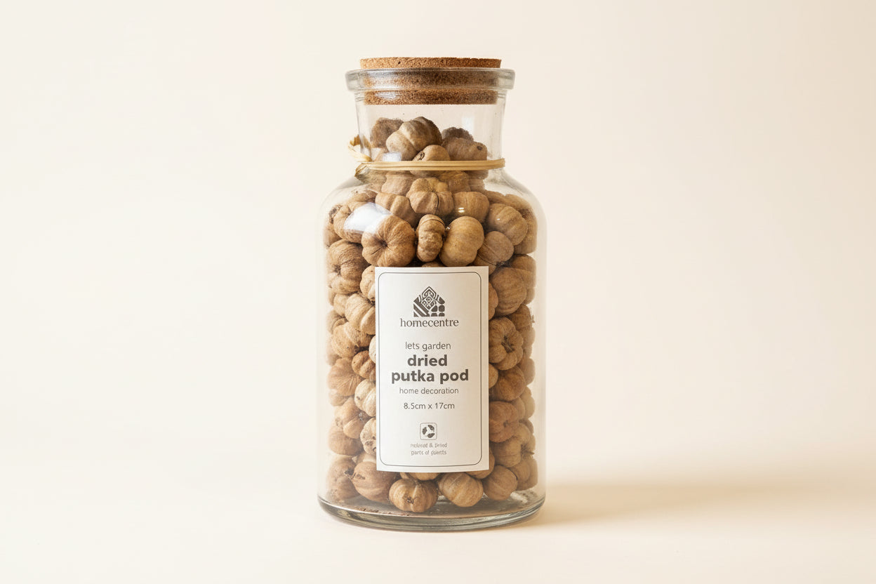 Dried Floral Jar Decor