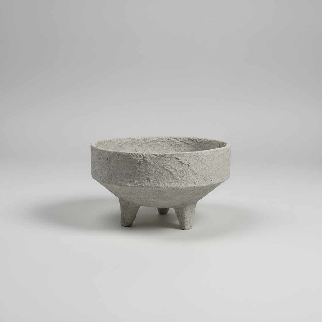 Fabric Mache Footed Bowls - Small