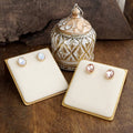 Brilliant Bond – Faceted Crystal Stud Earrings