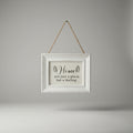 Beaded Wall Hanging Frames | Story, Home, Family