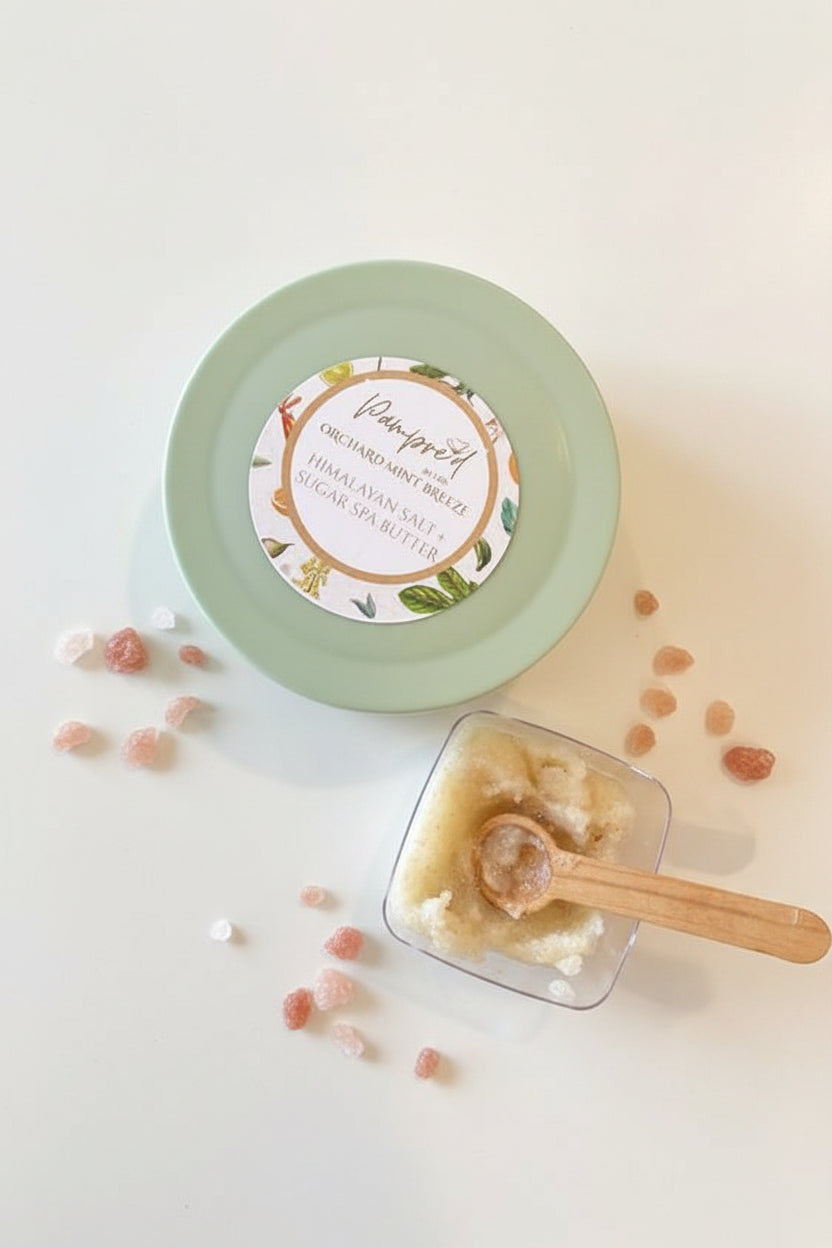 Himalayan Salt + Sugar Spa Whip — Orchid Mint Breeze