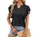 V-Neck Batwing Sleeve T-Shirt