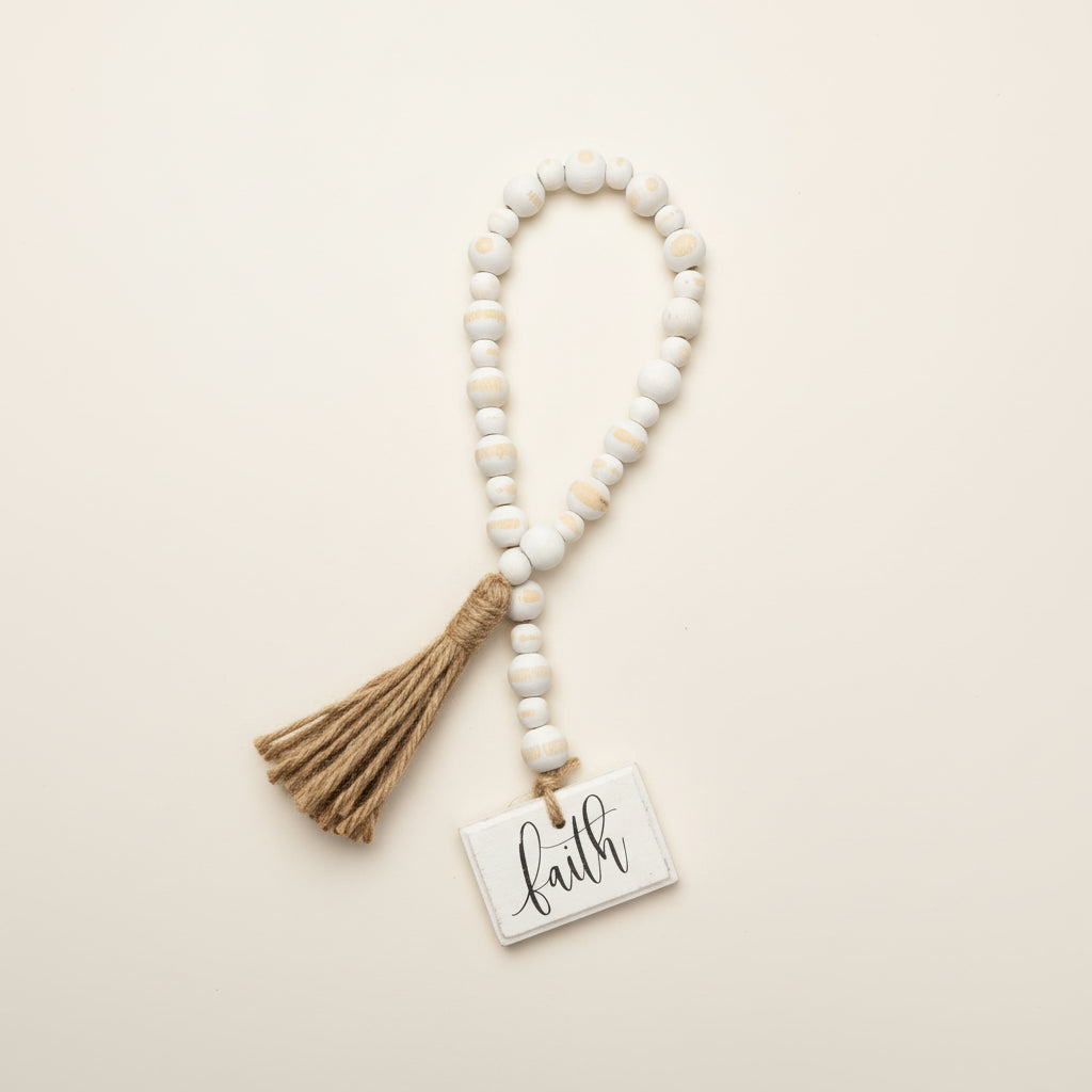 Farmhouse Beads - Faith | 28"L