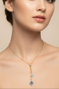 Double Clover Hanging Necklaces