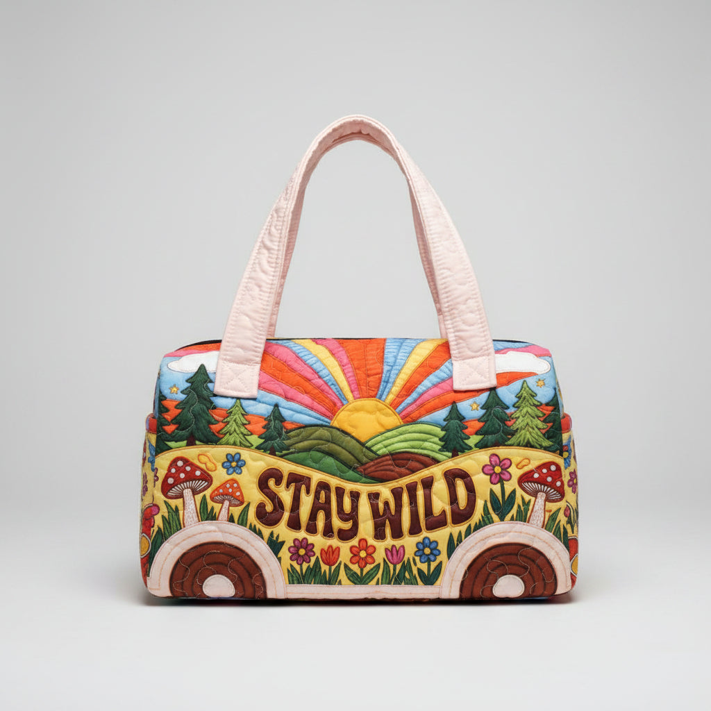 Quilted Travel Tote Bag