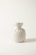 Woven Textured Ceramic Bag Vase