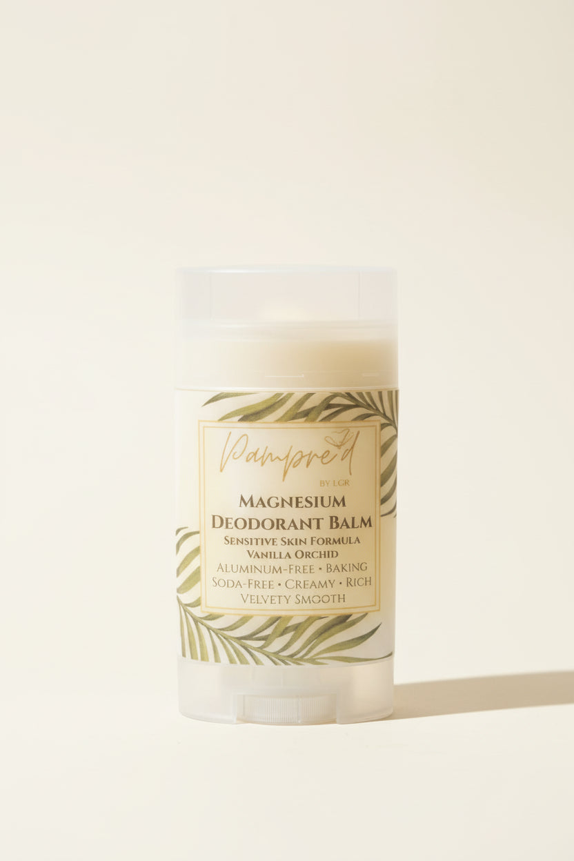 Magnesium Deodorant Balm – Aluminum-Free, Baking Soda-Free | Pampre’d