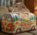 Quilted Travel Tote Bag