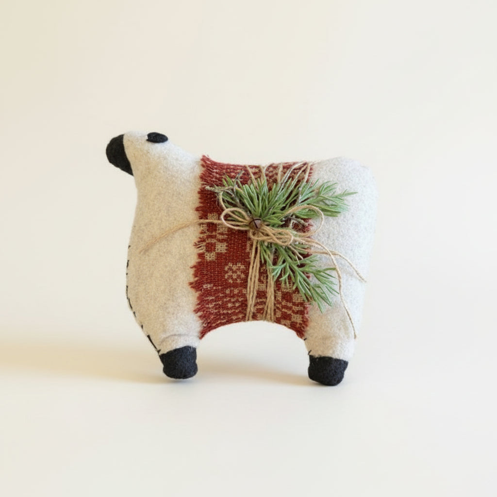 Felt Festive Sheep