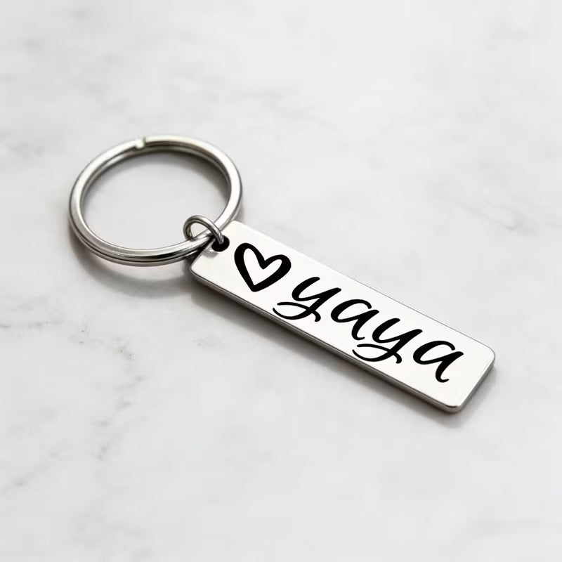 Grandma Stainless Steel Keychains