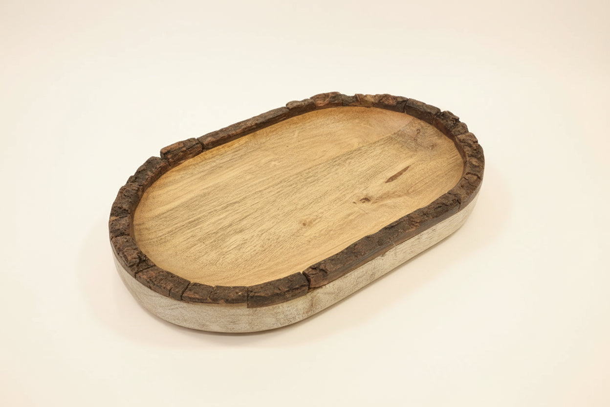 Rustic Bark Trays