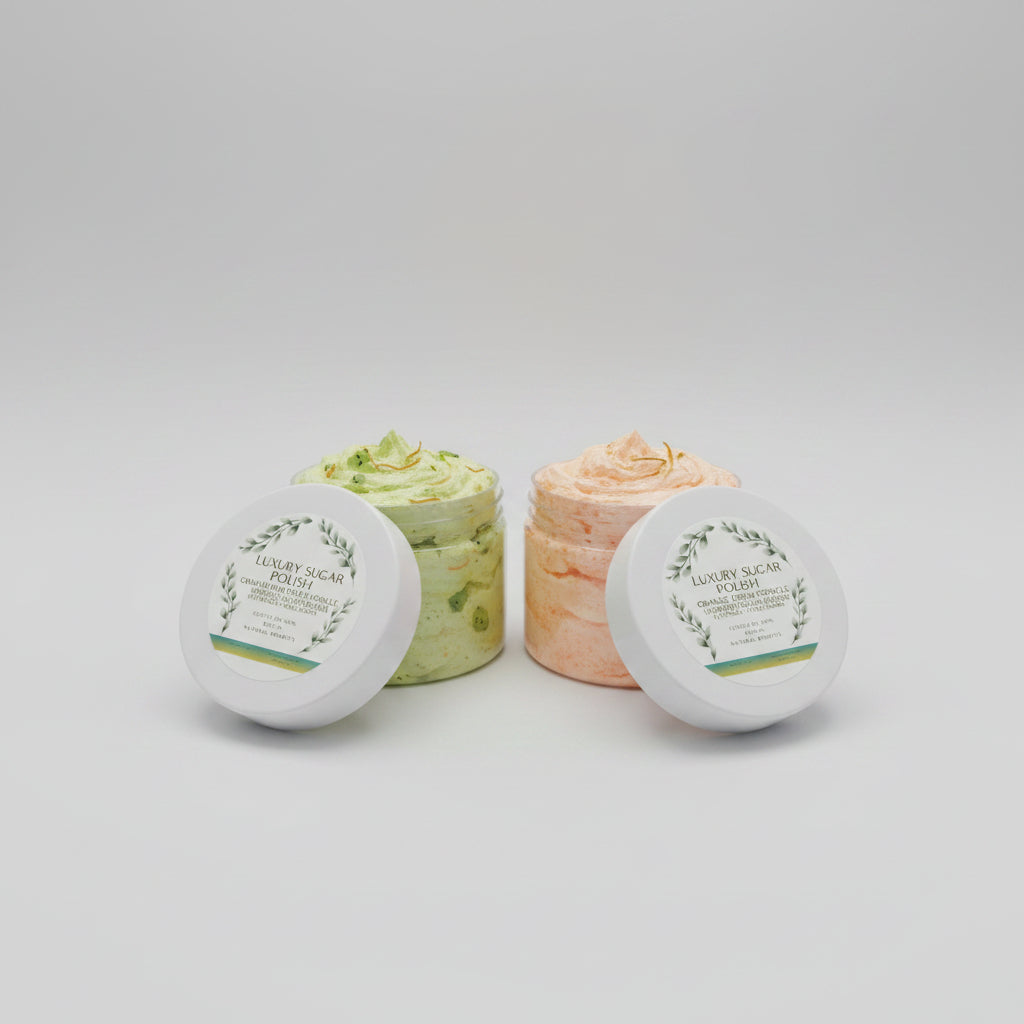 Pampre’d Whipped Sugar Polish | Foaming Cleansing Body Scrub