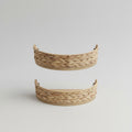Half Round Water Hyacinth Shelves