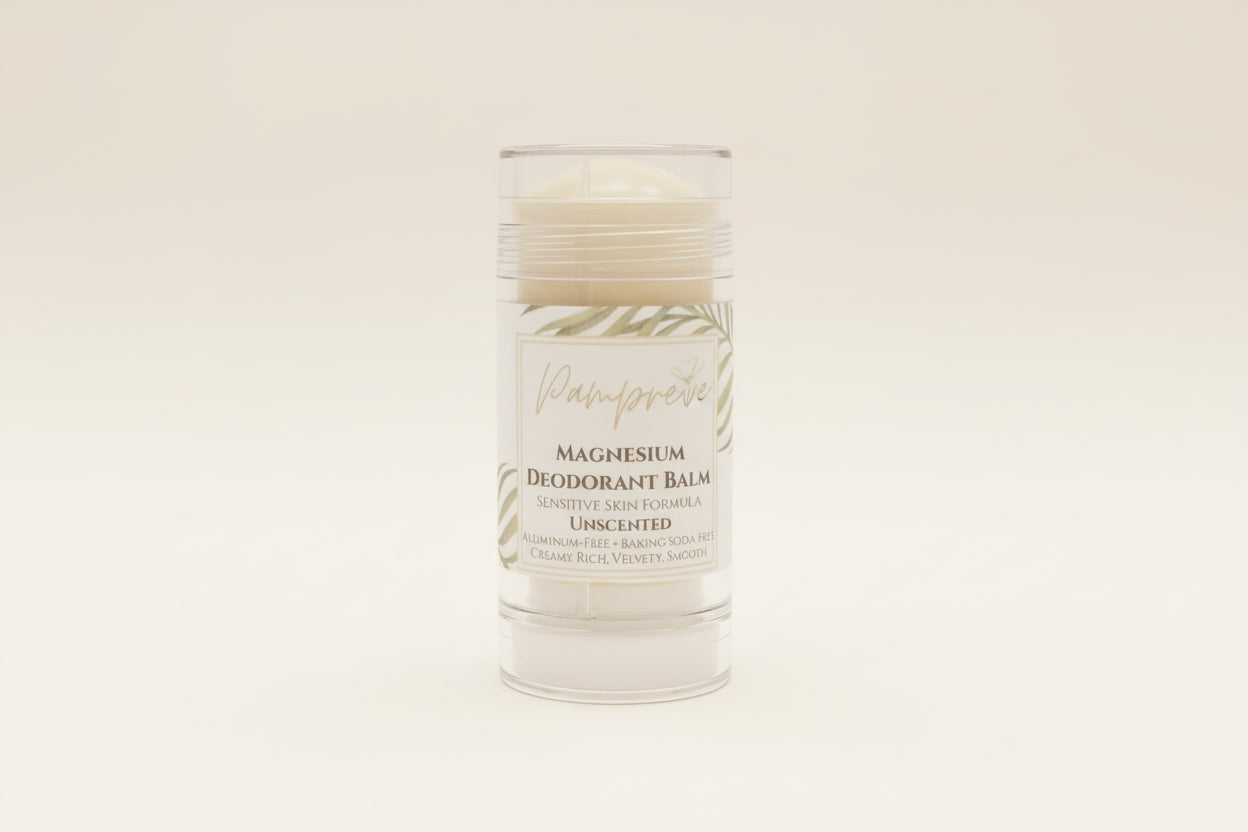 Magnesium Deodorant Balm – Aluminum-Free, Baking Soda-Free | Pampre’d