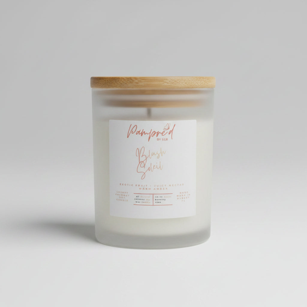 Velvet Blush™ Luxury Coconut Soy Candle | Pampre'd