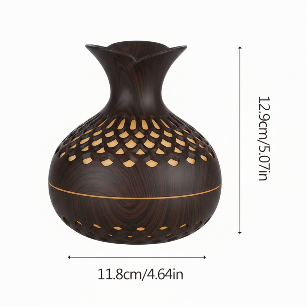 Elegant Faux Wooden Aromatherapy Diffuser