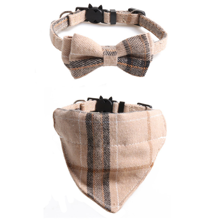 Pet Collar And Bandana Set