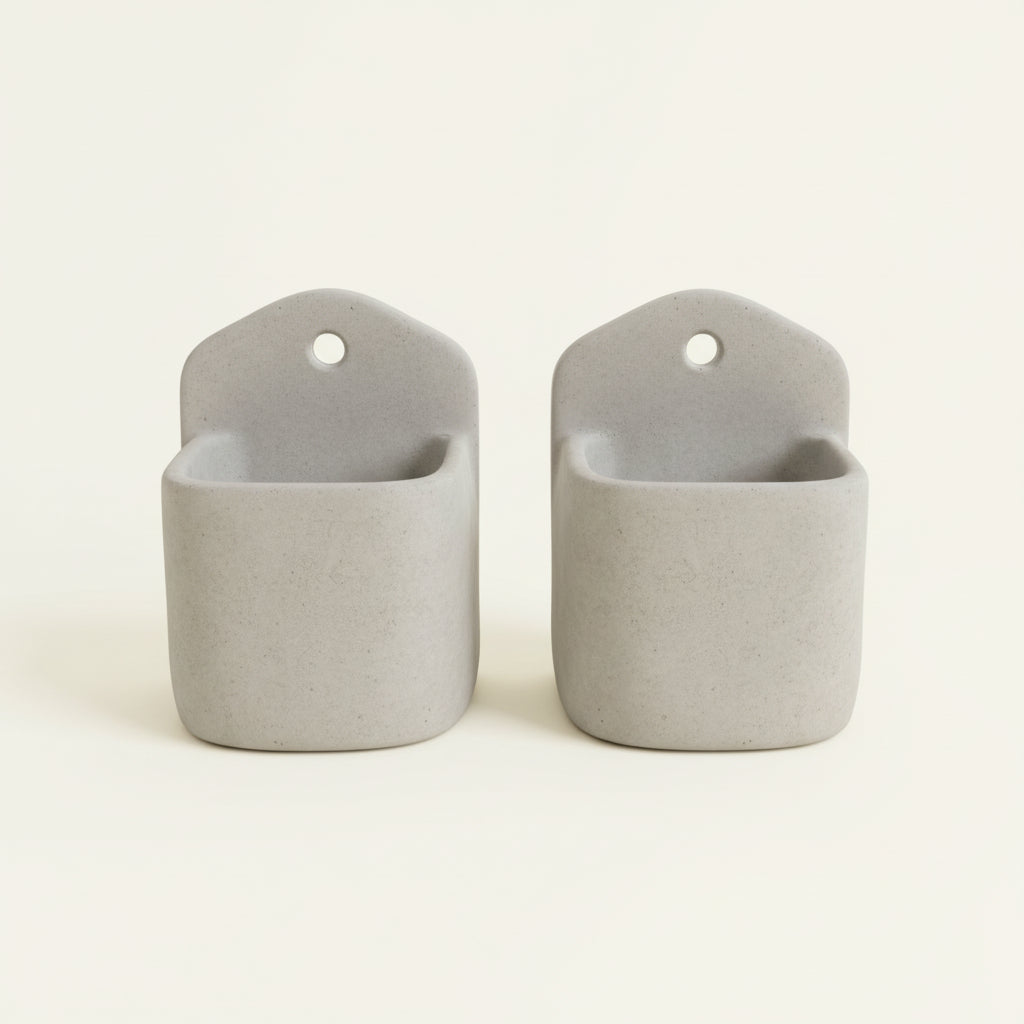 Cement Planter - Hangable or Tabletop