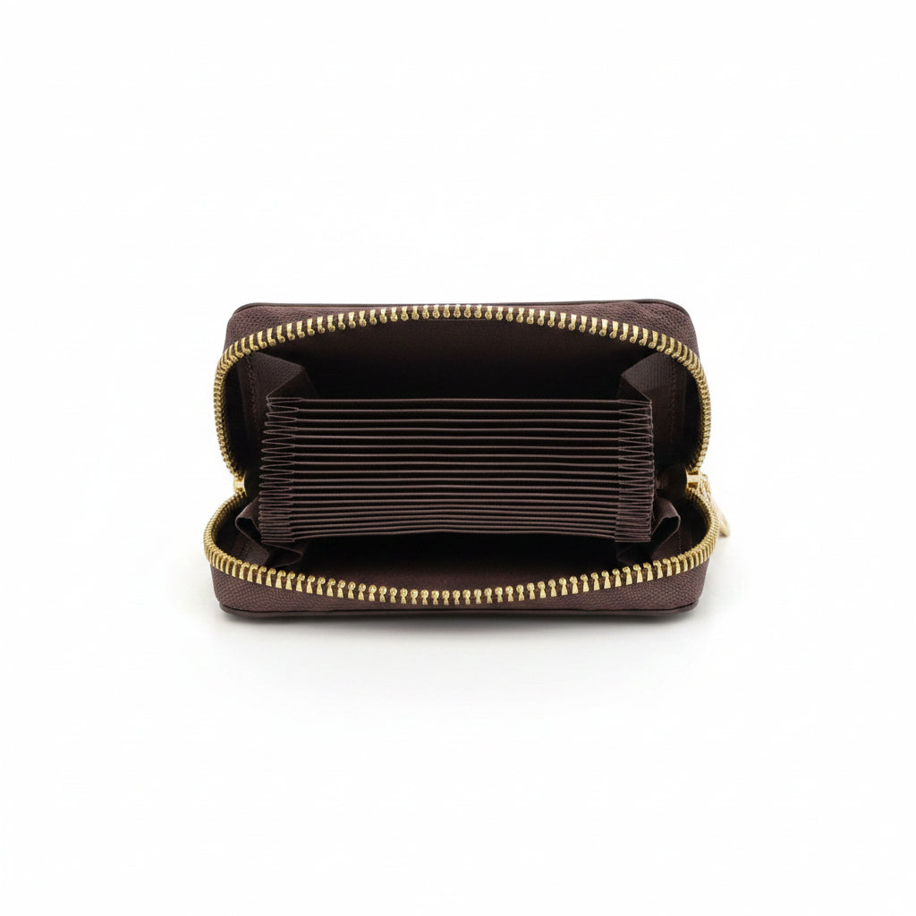 PU Leather Checkered Wallets
