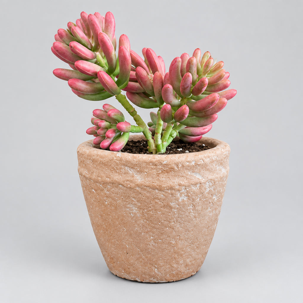 Pink Jelly Bean Potted Succulent