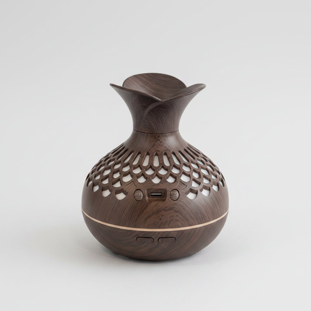 Elegant Faux Wooden Aromatherapy Diffuser