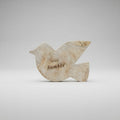 Mango Wood Bird Inspirational Trinket Tray