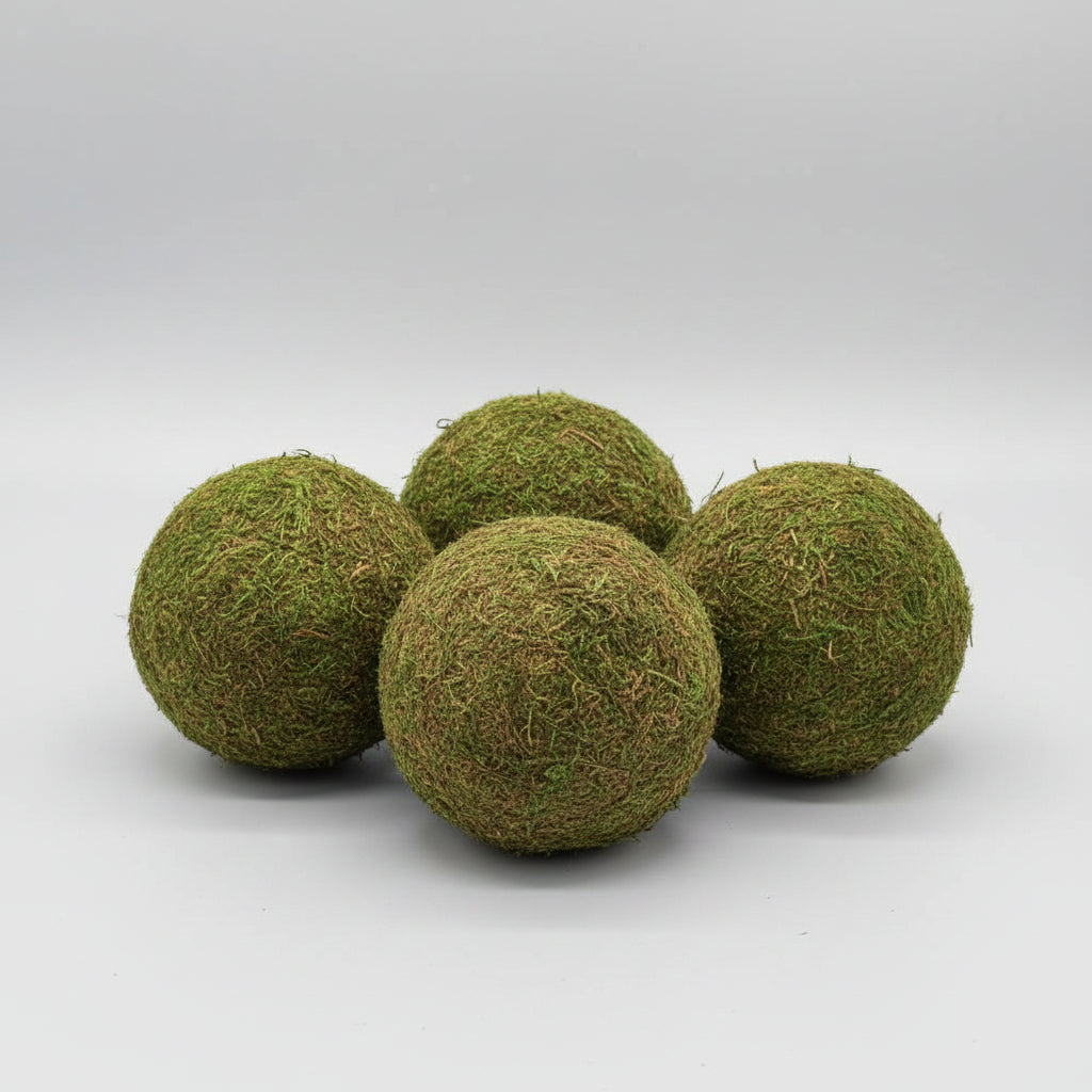 6" Faux Moss Balls