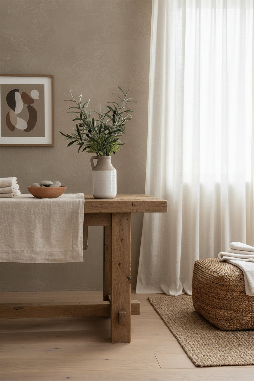 Bottle Vase Potted Olive Tree | 24"H