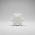 White Snowflake Shape LED Candle