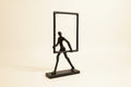 Black Steel Figures with Frames