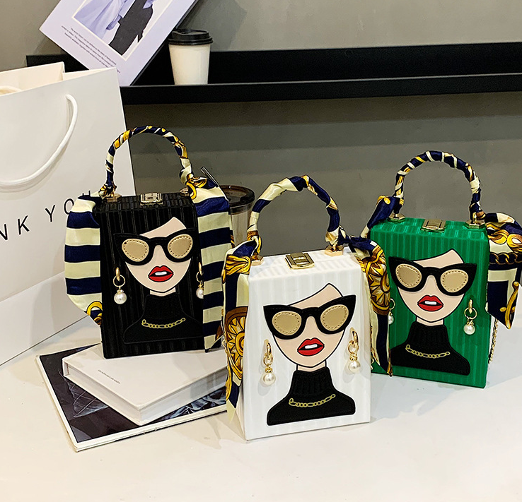 Woman Acrylic Fashion Purse