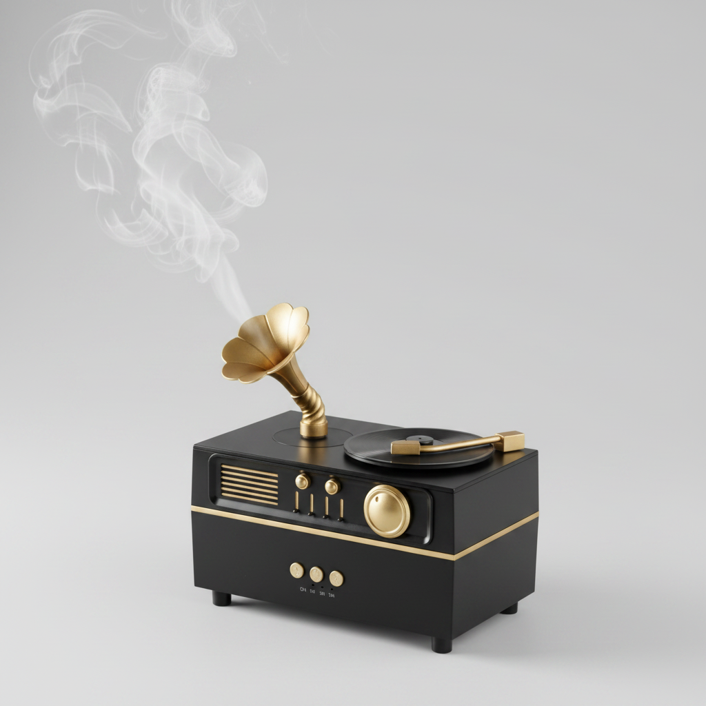 Vintage Record Player USB Humidifier
