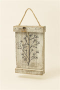 Rustic Wooden Plant Prints