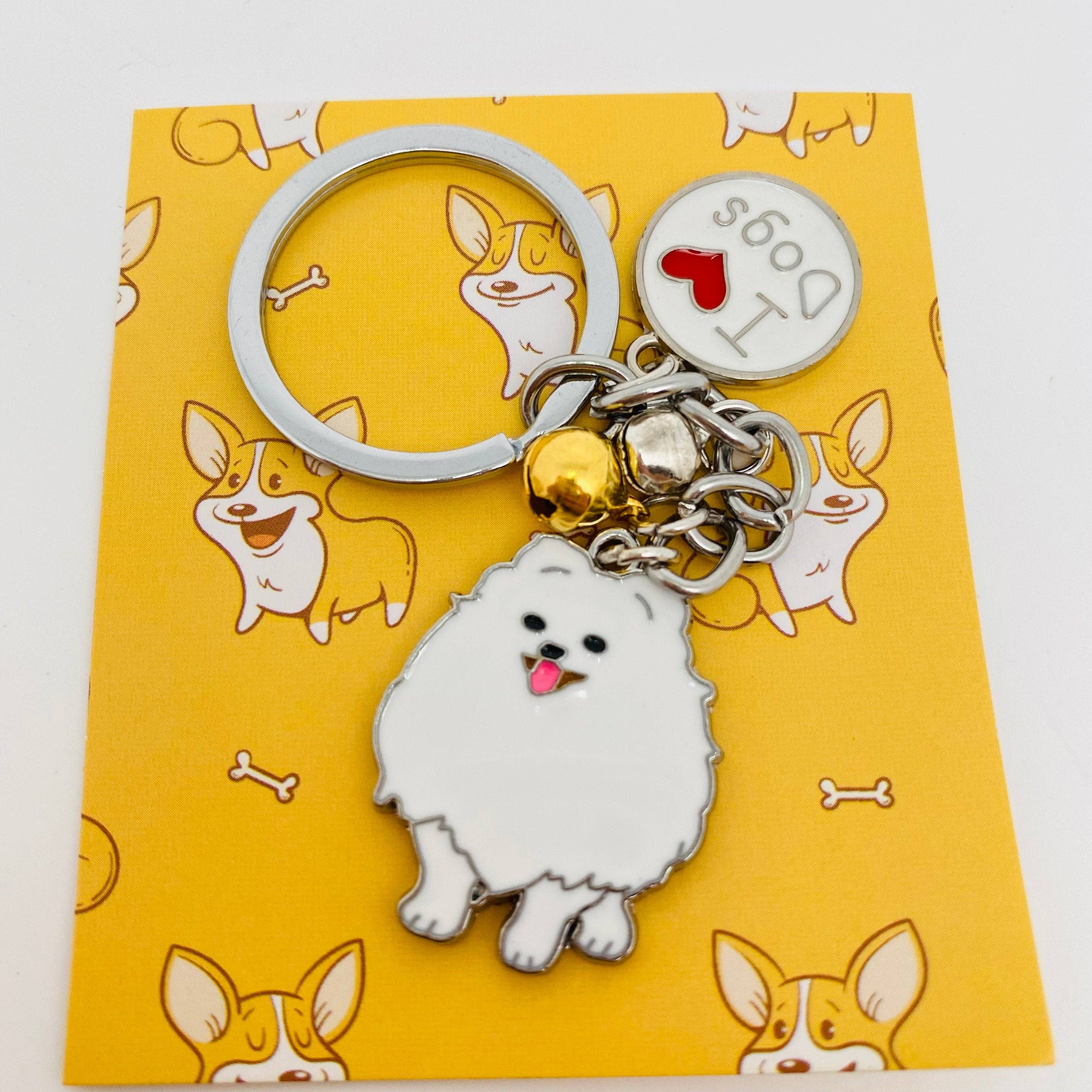 Pomeranian Keychain