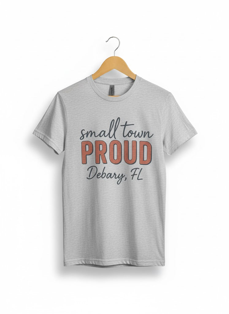 Small Town DeBary Proud Tee | Oat