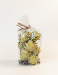 Green Paper Flowers Bag
