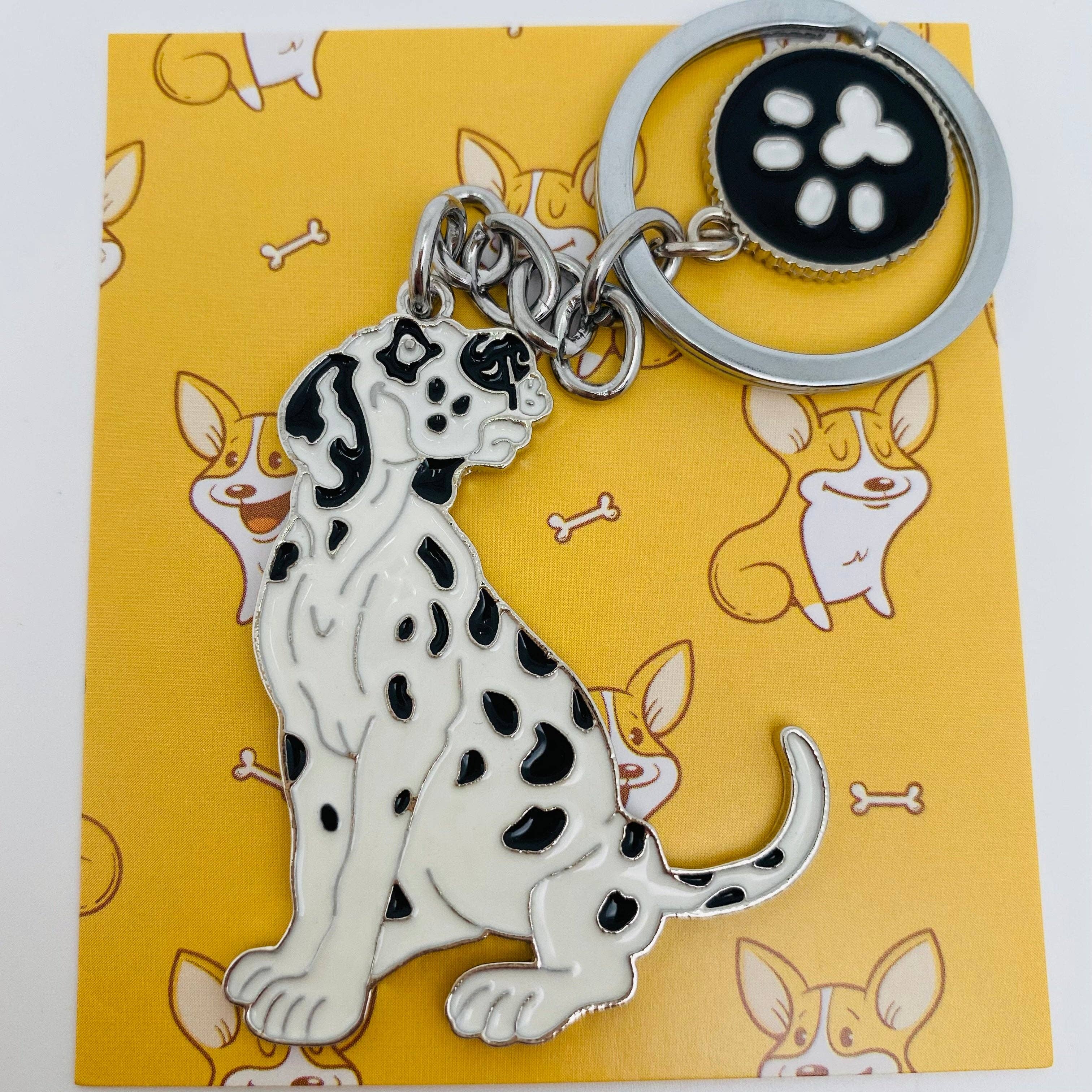Dalmatian Keychain