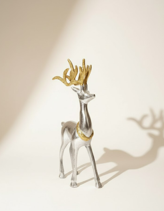Gold Silver Deer